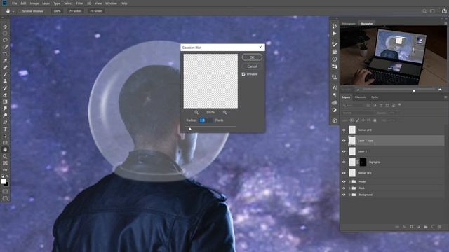Meteor Shower photo manipulation tutorial
