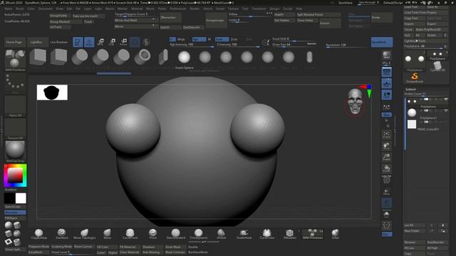 Zbrush против Blender | Мой прогресс в Zbrush за неделю