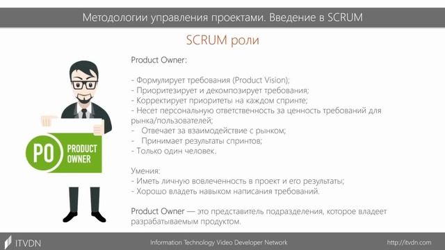 Методологии управления проектами. Артефакты SCRUM: Roles, Meetings, Sprints. Урок 3