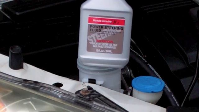 Honda power steering flush