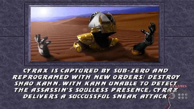 Mortal Kombat III - Arcade - Biography and Ending - Cyrax