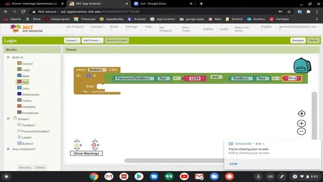 How To Make Login Page In MIT App Inventor 2