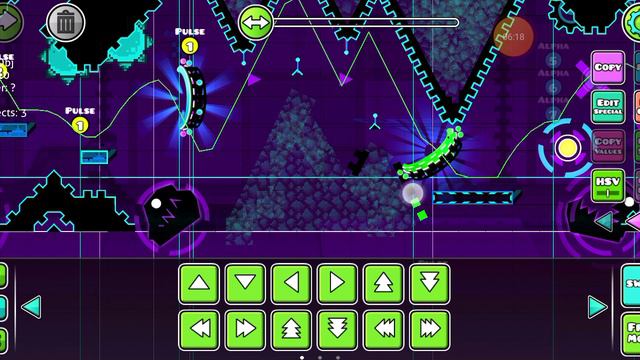 Делаю уровень в Geometry Dash (Dedlocked22)