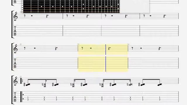 Blind Man's Razor   Beerdance GUITAR TABLATURE
