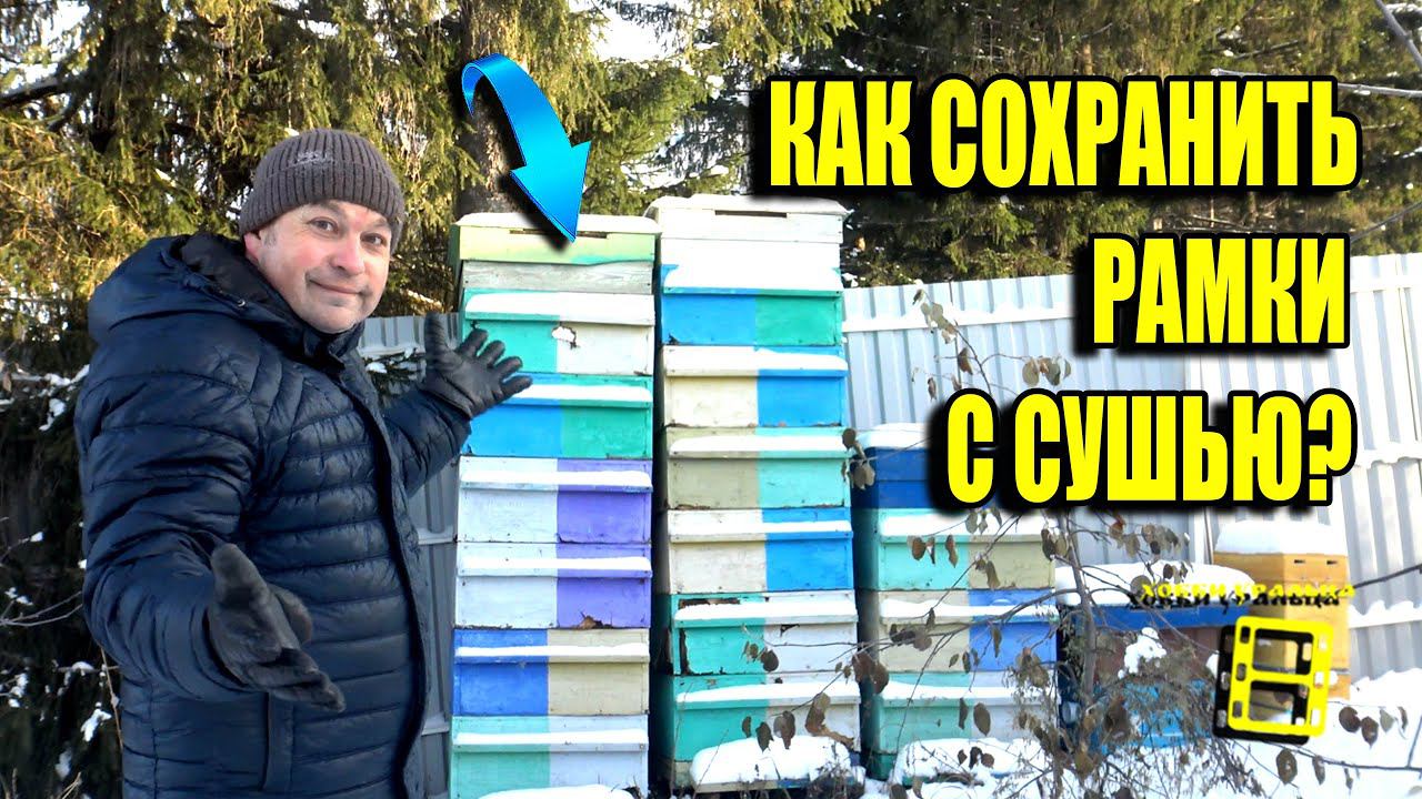 ПРОСТЕЙШИЙ СПОСОБ ХРАНЕНИЕ ПЧЕЛИНЫХ РАМОК С СУШЬЮ. ДЛЯ НАЧИНАЮЩИХ ПЧЕЛОВОДОВ 22-47