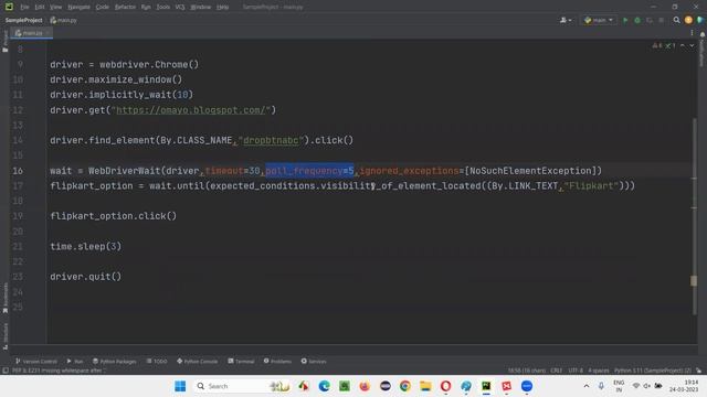 Fluent Wait in Selenium Python Selenium Python