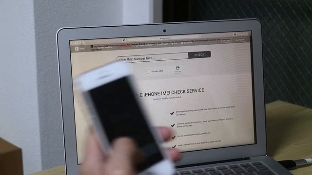 How to check iPhone imei Number ?
