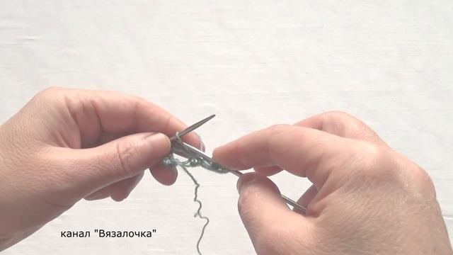 Формируем асимметричную форму шали спицами. Еще один способ.