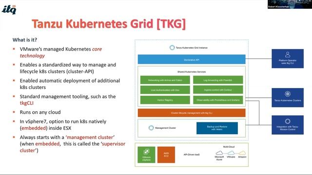 Webinar Tanzu for Beginners - Robert Kloosterhuis