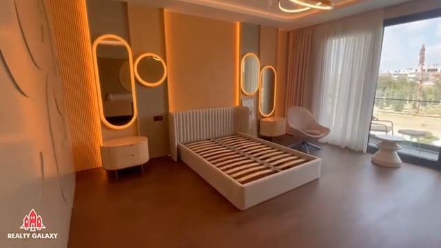 Виллы в Стамбуле на озере Бююкчекмедже, на этапе строительства, с бассейнами и системой "Умный дом"