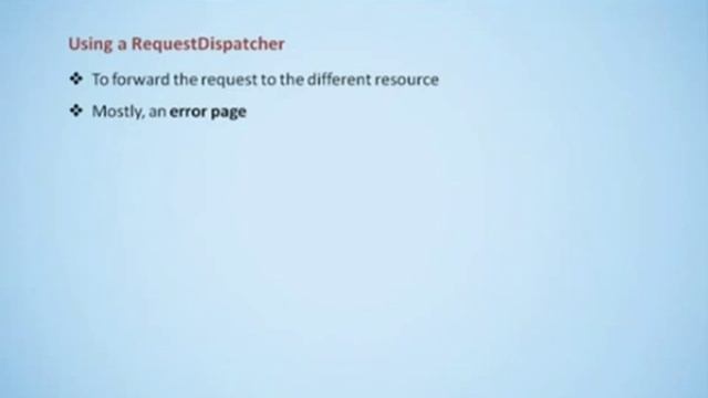 Error Handling-Servlets Video