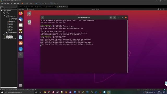 Instalación y configuración de servidor Ubuntu LDAP y comprobación de cliente Windows
