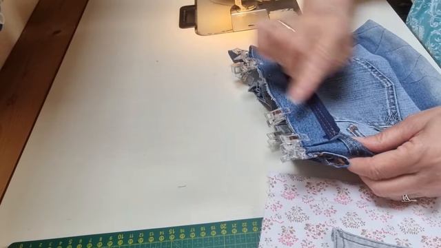 джинсовые шлевки как украшение для сумки