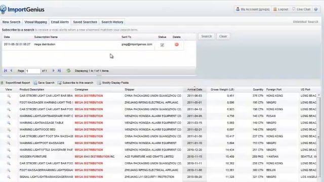 Track your competitors' imports with Import Genius