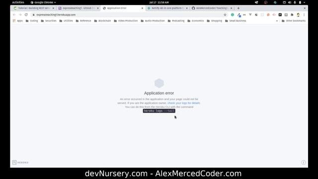 AM Coder - Deploying Express Single Repo Project to Heroku