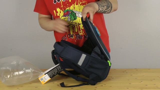 Розпаковка Kite Education каркасний для хлопчиків 800 г 35x26x13.5 см 12 л Темно-синій (K21-555S-1)