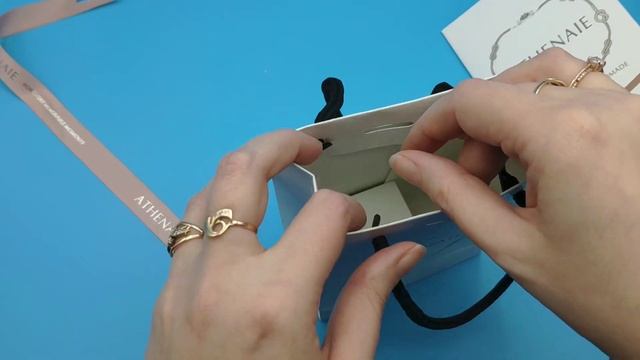 ATHENAIE silver charm for pandora bracelets / Серебряный шарм для браслетов пандора