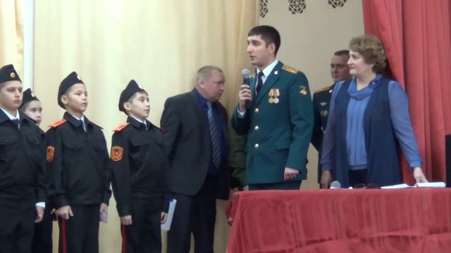 Присяга 6-К класса школы №1 гор.Йошкар-Олы 09.12.2017