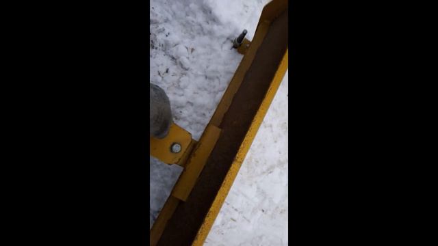 уборка снега мотоблоком