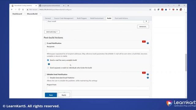 Jenkins Maven Build With Email Notification | Jenkins Crash Course