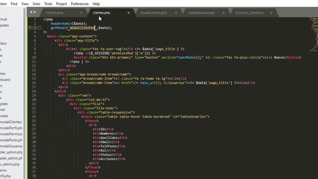 100 - Sistema Clientes - Vista Clientes (Tienda Virtual en MVC, PHP, MySQL, POO, PDO)