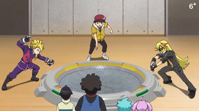 Beyblade Burst русский  сезон 1  Эпизод 25  Таинственный блейдер в маске!