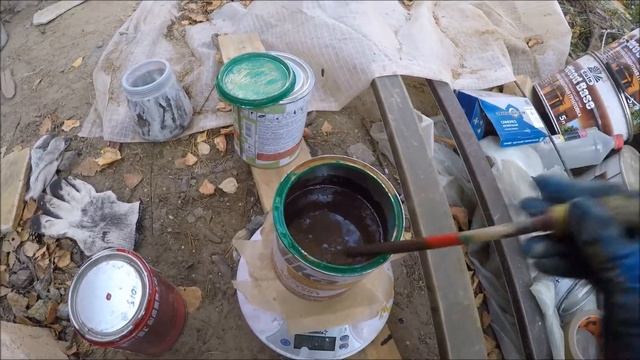 Получение шоколадного цвета из зеленого и красного