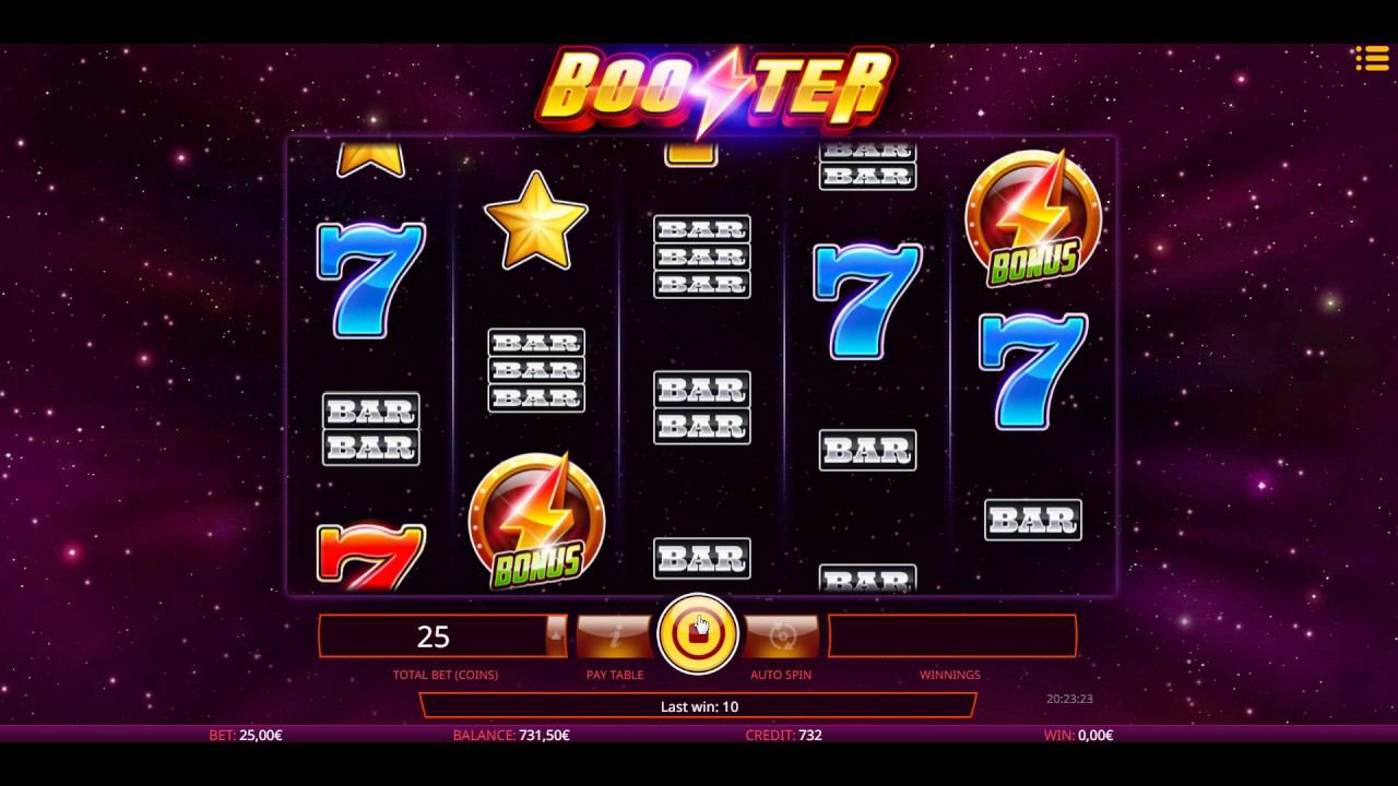 Обзор игрового автомата Booster