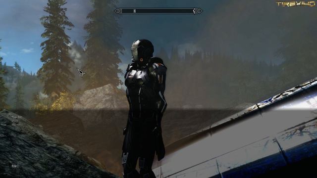 Skyrim Mod: Mass Effect 3 Armor Mod (HD)