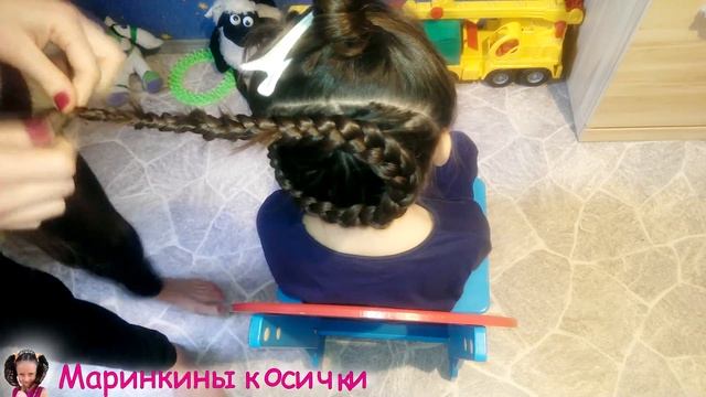 ?ОЧЕНЬ ПРОСТАЯ и БЫСТРАЯ прическа для девочки | ?Какую прическу сделать в школу?