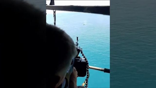 Минобороны показало уничтожение морского дрона ВСУ в Черном море