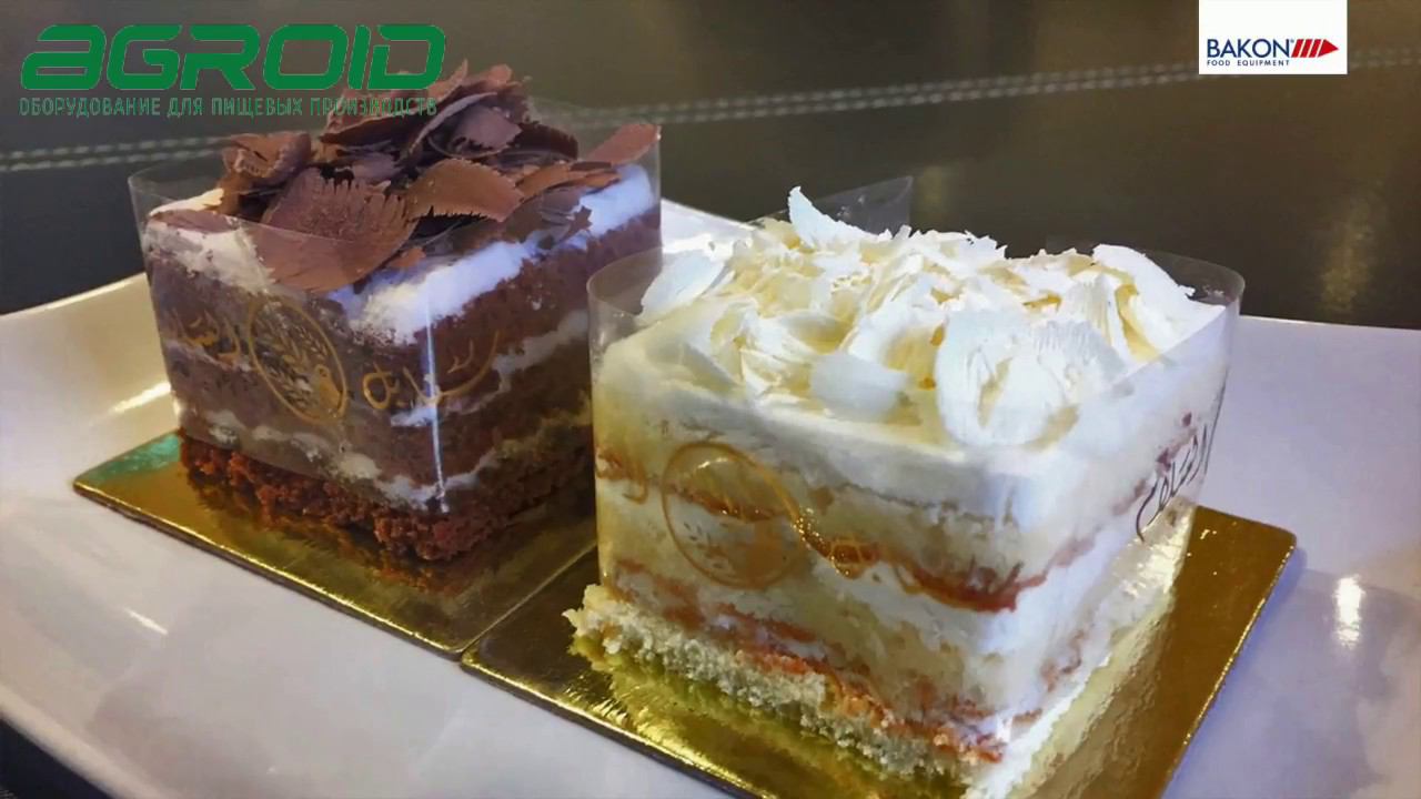 Линия для производства торов Bakon. Квадратные торты