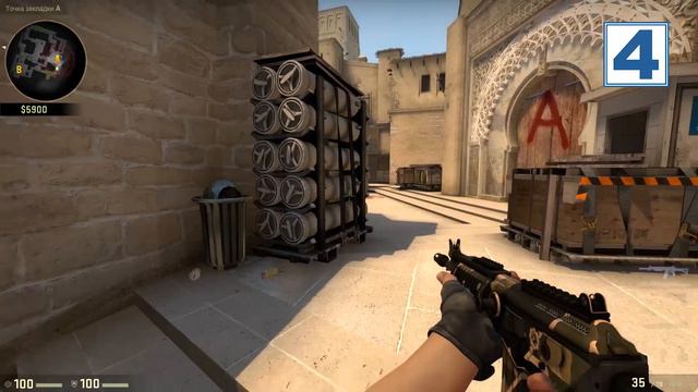 ЛАЙФХАКИ CS:GO.  ГДЕ СТАВИТЬ БОМБУ