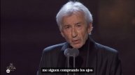José Sacristán: "Gracias a los que cada año me siguen comprando los ajos"