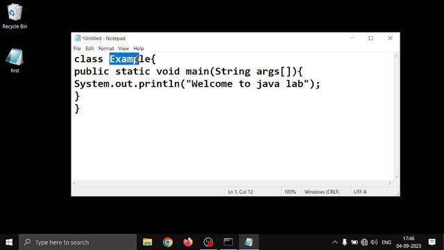 In ಕನ್ನಡ - How to execute Java program in JDK using set path method & class loader not found error.
