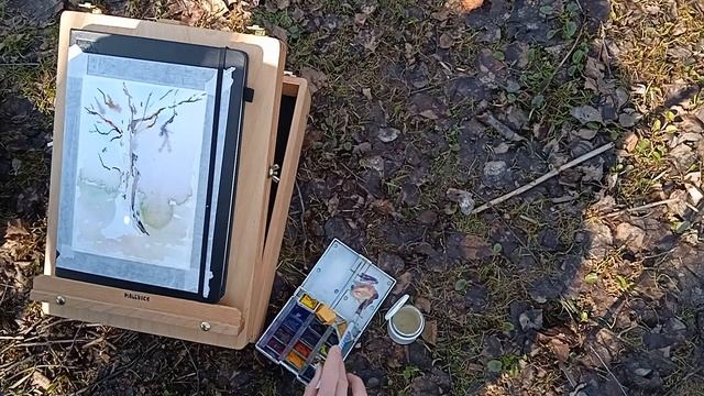 Нюансы в акварели. Как написать этюд с натуры?