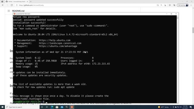 Windows 10 Build 21364 - Windows Subsystem for Linux GUI Applications!