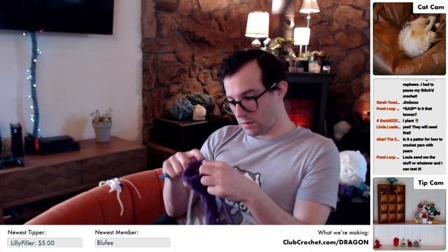 GIANT Dragon Crochet Along  - Live Amigurumi Crochet Along ?? - PART 2