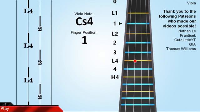 How to play Fallen Down Reprise (Undertale) on Viola