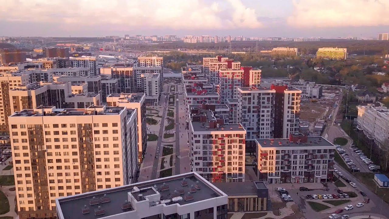 Майский закат в Новой Москве.