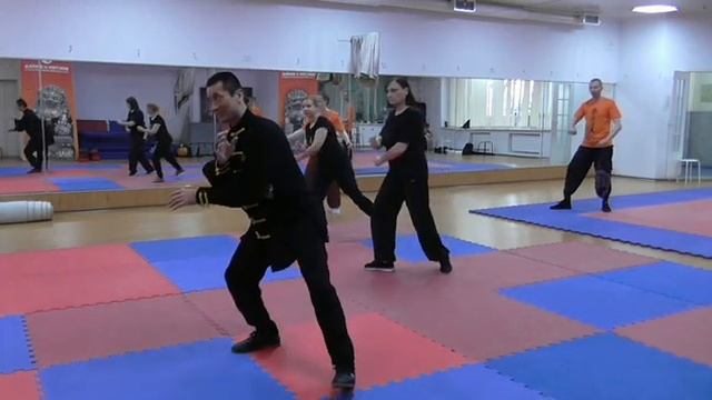 Обучение Тайцзи 56 форм_3 часть ( в замедленном воспроизведении)