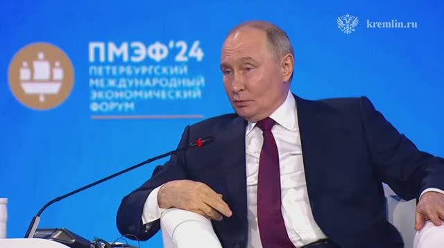 Владимир Путин заявил на ПМЭФ, что не планируется проводить новую мобилизацию