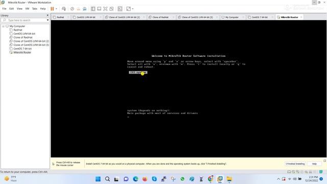 How to Mikrotik Router Install VMware Workstation