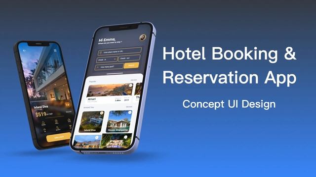 Adobe XD | Hotel Booking & Reservation App | AVESZ