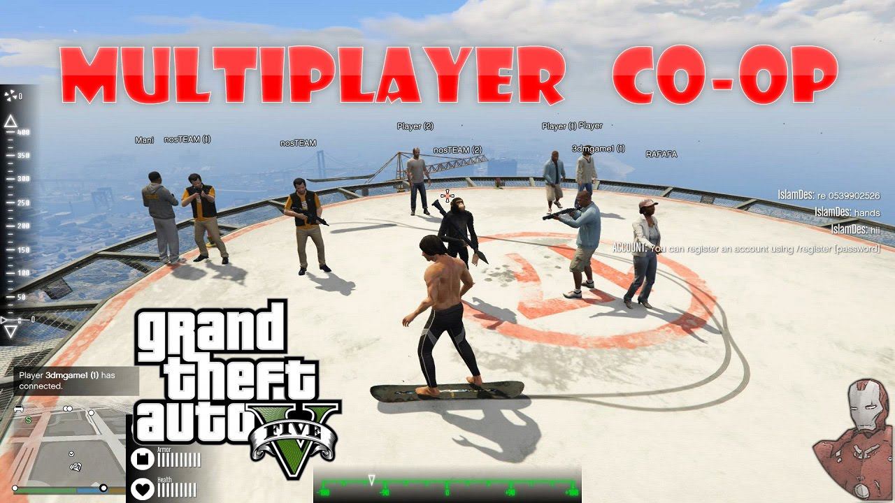 Multiplayer Co-op mod GTA 5 - ГТА 5 моды - установка и обзор мода