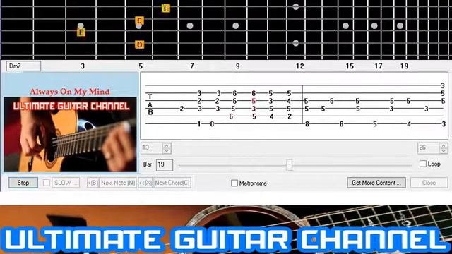 [Guitar Solo Tab] Always On My Mind
