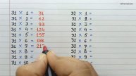 Table 21 to 40 / 21 to 40 tables / Pahada 21 to 40 / Table 21 se 40 tak / Learn table of 21 to 40