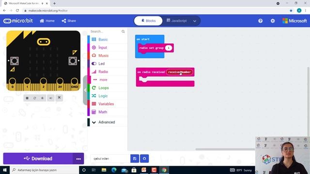 Mikrobit. Günəş Saatı layihəsi.