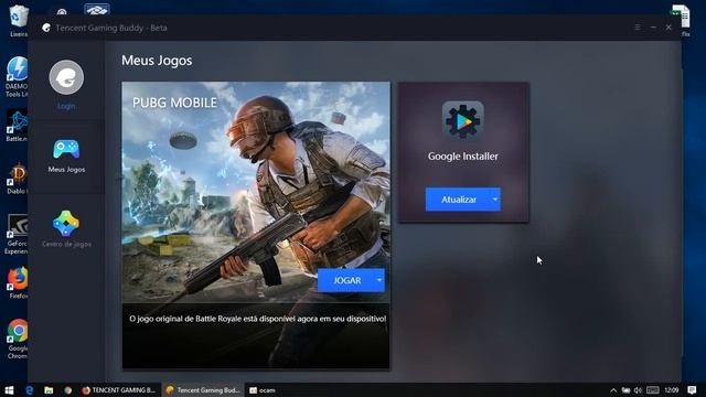 Falha ao iniciar o emulador - Tencent Gaming Buddy