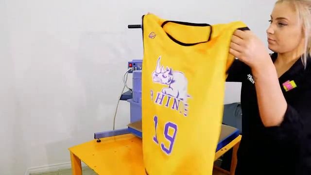 How To Heat Press A Basketball Singlet